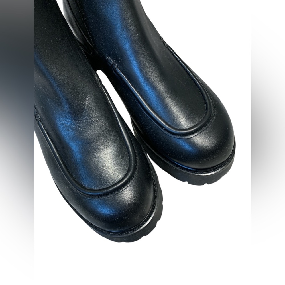 🔥🔥🔥 NAPOLEONI ITALY BLACK LEATHER CHELSEA BOOTS 🔥🔥🔥 - Picture 4 of 6